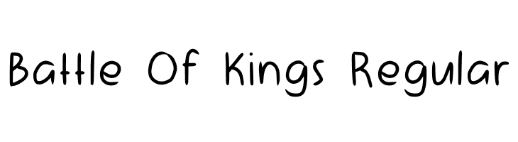 Battle Of Kings Regular  Fuentes Gratis Descargar