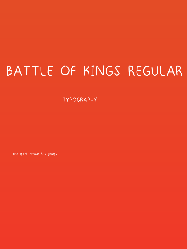 Battle Of Kings Regular Poster
