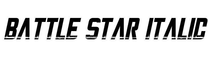 Battle Star Italic  font caratteri gratis