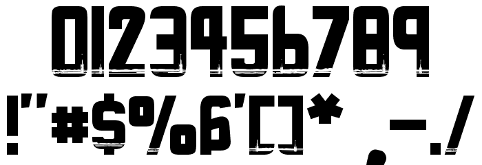 Battle Star Font OTHER CHARS