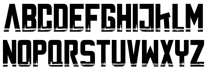 Battle Star Font LOWERCASE