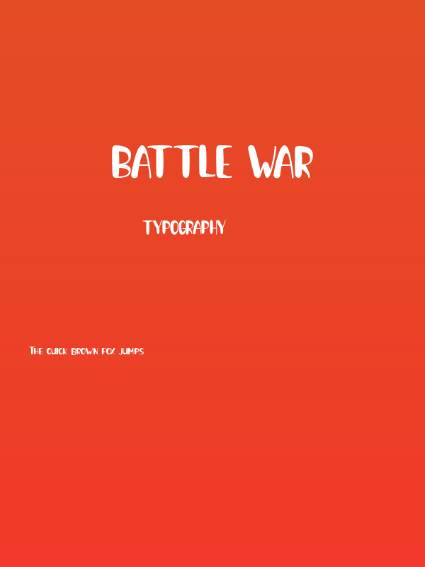 Battle War Poster