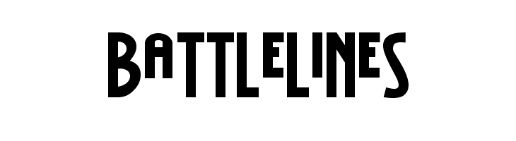BattleLines  免费字体下载