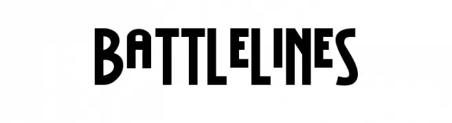 BattleLines  Frei Schriftart Herunterladen