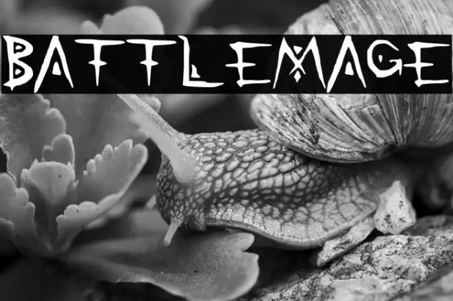 BattleMage Font examples