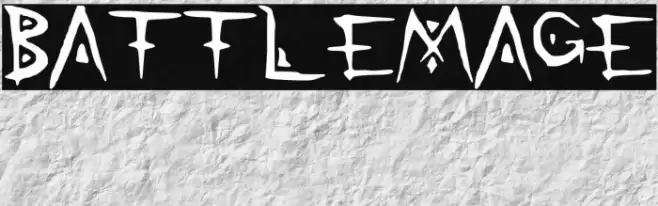 BattleMage Font examples