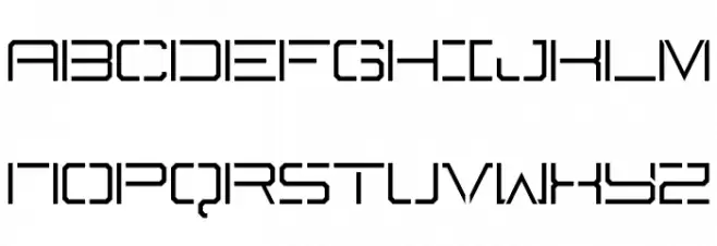 Battlecry Regular Font Litere mari