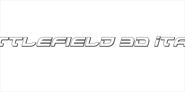 Battlefield 3D Italic Logo