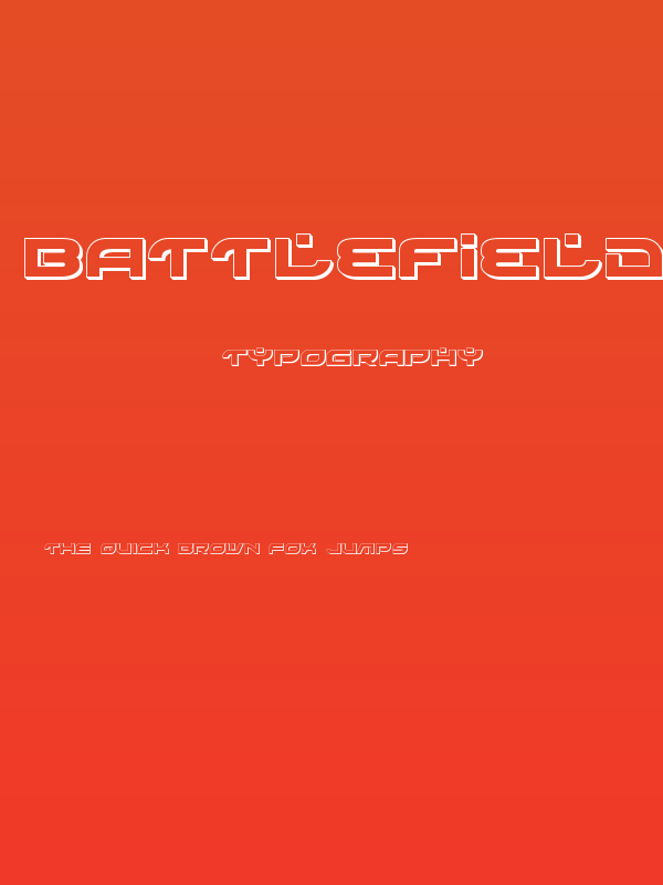 Battlefield 3D Poster