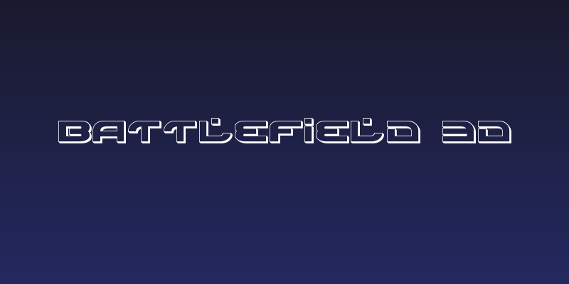 Battlefield 3D Social Header
