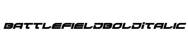Battlefield Bold Italic  Скачать бесплатные шрифты