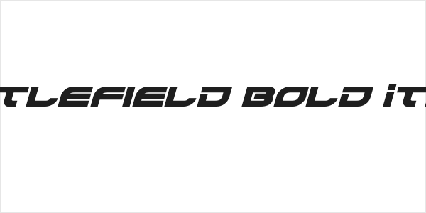 Battlefield Bold Italic Logo