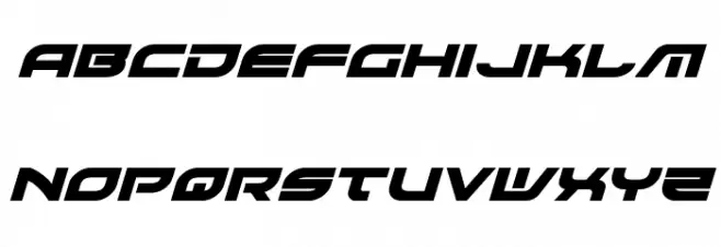 Battlefield Bold Italic Fuentes MINÚSCULAS