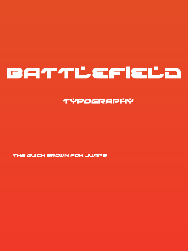 Battlefield Bold Poster