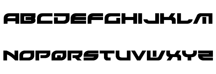 Battlefield Bold Font LOWERCASE
