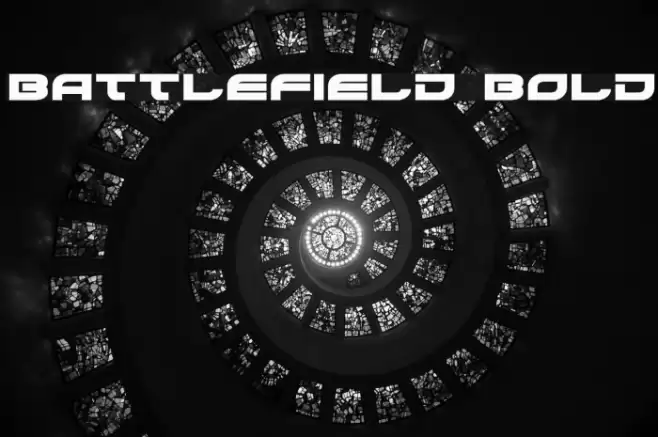 Battlefield Bold Font examples