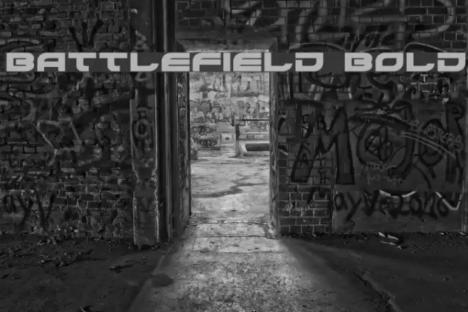 Battlefield Bold Font examples