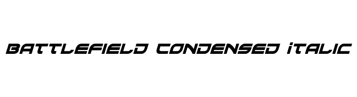 Battlefield Condensed Italic 字体