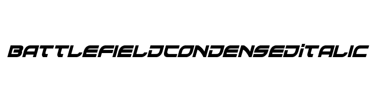 Battlefield Condensed Italic  لخطوط تنزيل