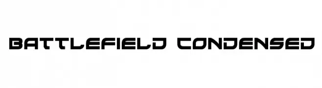 Battlefield Condensed  नि: शुल्क फ़ॉन्ट्स डाउनलोड