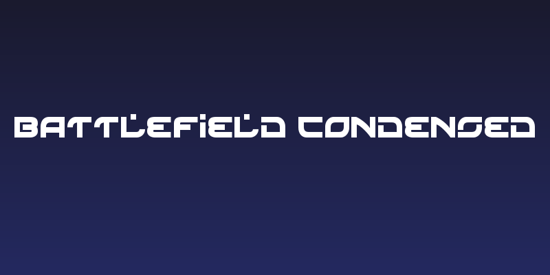 Battlefield Condensed Social Header