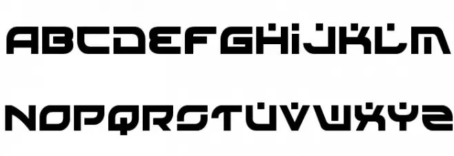Battlefield Condensed 字体 大写