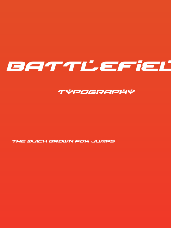 Battlefield Expanded Italic Poster