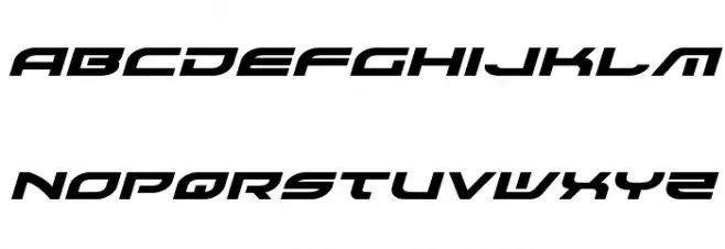 Battlefield Expanded Italic フォント 小文字