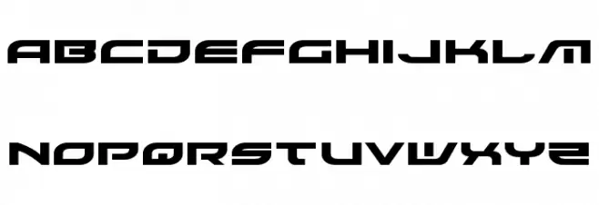 Battlefield Expanded Font LOWERCASE
