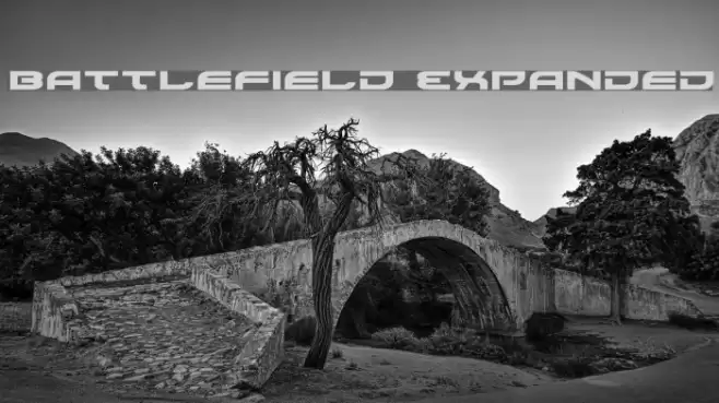Battlefield Expanded Font examples