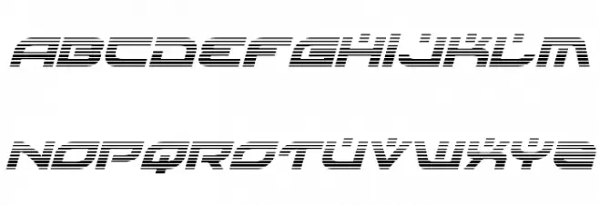 Battlefield Gradient Italic Fuentes MAYÚSCULAS