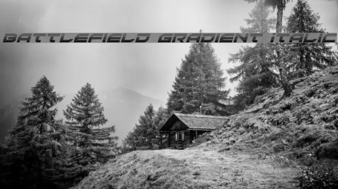 Battlefield Gradient Italic Example 3