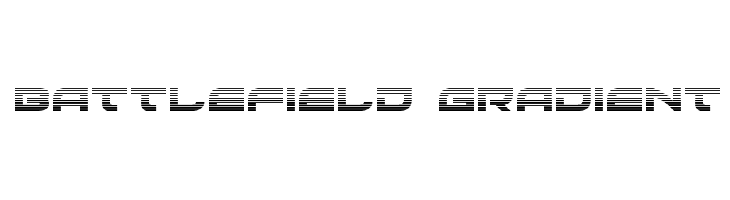 Battlefield Gradient Font