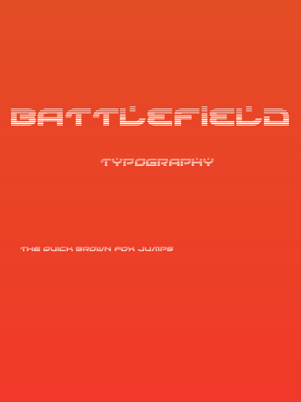 Battlefield Gradient Poster
