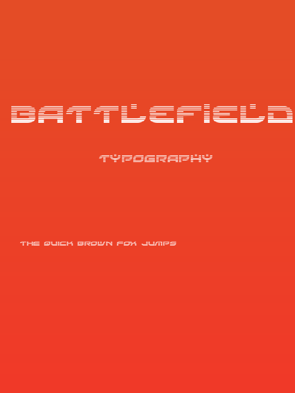 Battlefield Gradient Poster