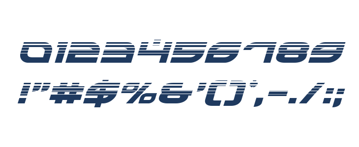 Battlefield Halftone Italic Other Characters