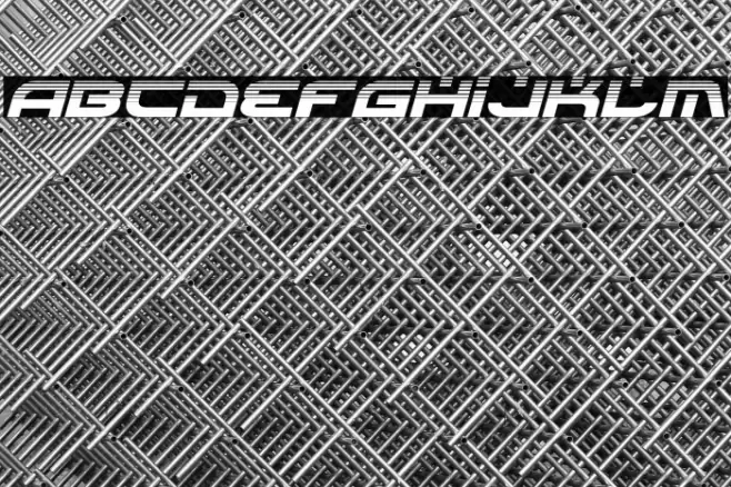 Battlefield Halftone Italic Font examples