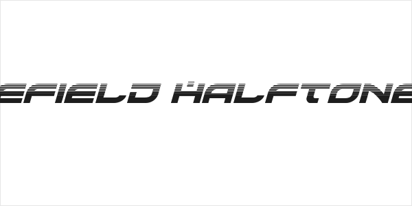 Battlefield Halftone Italic Logo