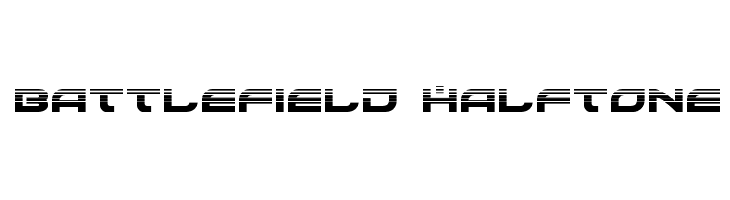Battlefield Halftone  font caratteri gratis