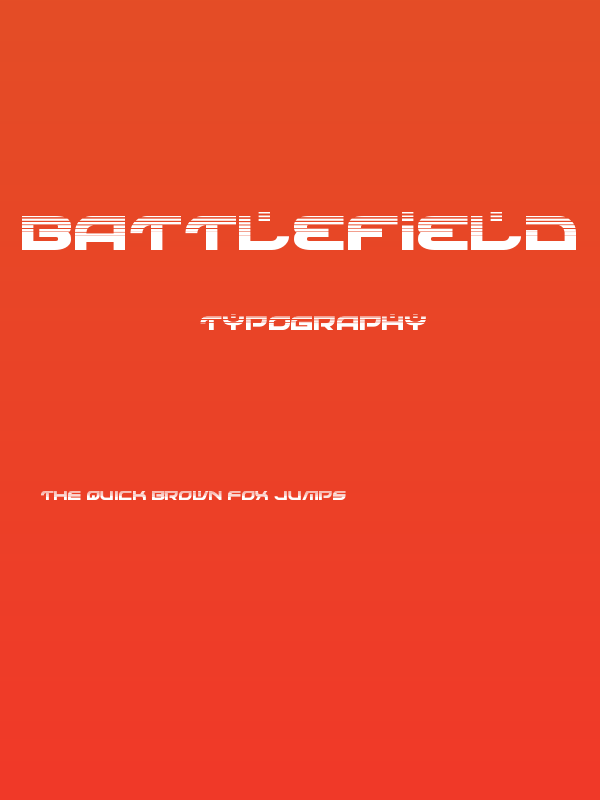 Battlefield Halftone Poster