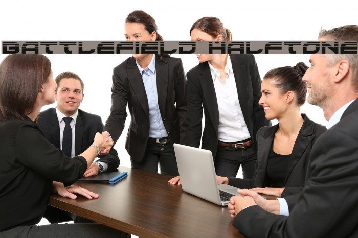 Battlefield Halftone Example 1