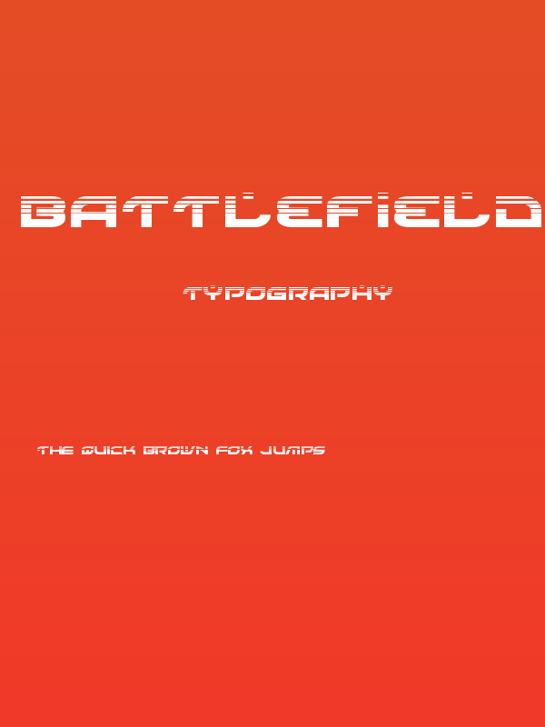 Battlefield Halftone Poster