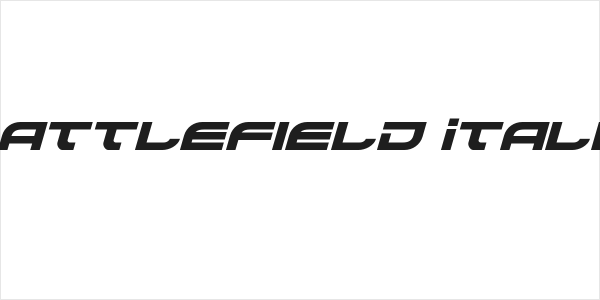 Battlefield Italic Logo