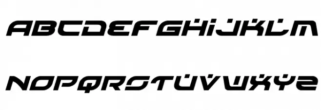 Battlefield Italic フォント 大文字