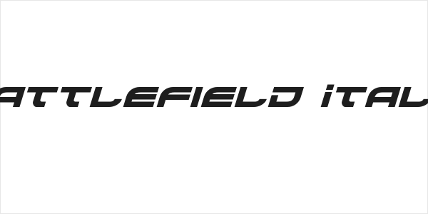 Battlefield Italic Logo