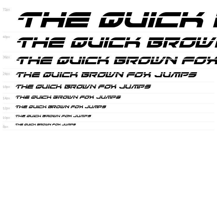 Battlefield Laser Italic Waterfall