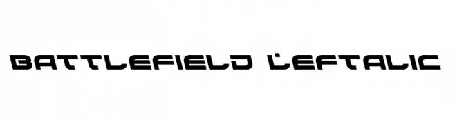 Battlefield Leftalic  免费字体下载