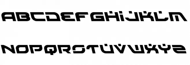 Battlefield Leftalic Schriftart Groß