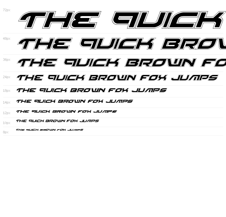 Battlefield Pro Italic Waterfall