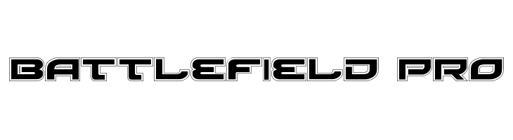 Battlefield Pro  font caratteri gratis